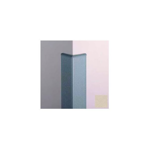 Pawling Surface Mounted Corner Guard, 90 Degree, 3'' Wings, 4'H W/Caps, Bone CG-10-4-238 - main